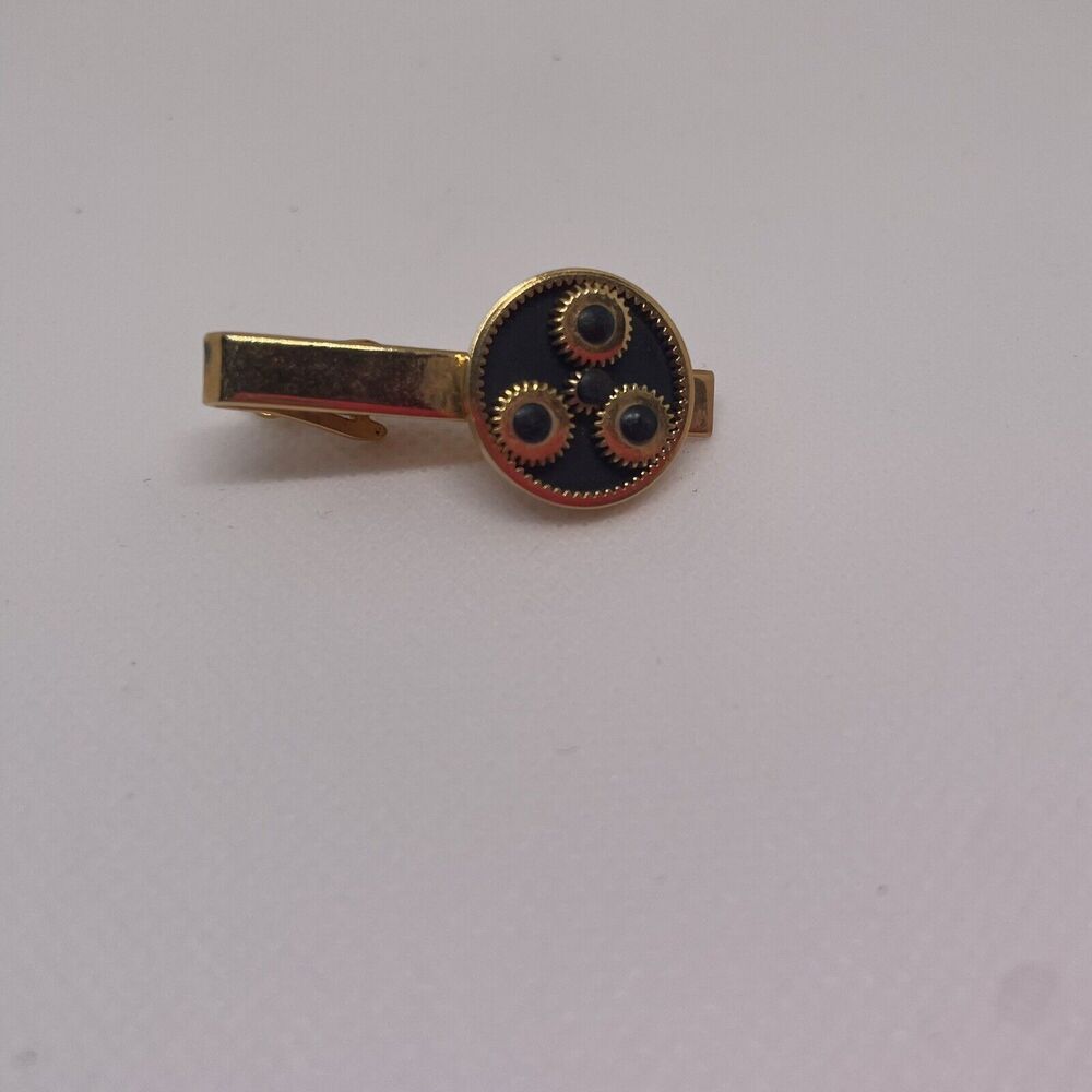 Vintage Tie Bar Clip Drive Sprocket Gears‎ Mechanical Advantage Made In USA